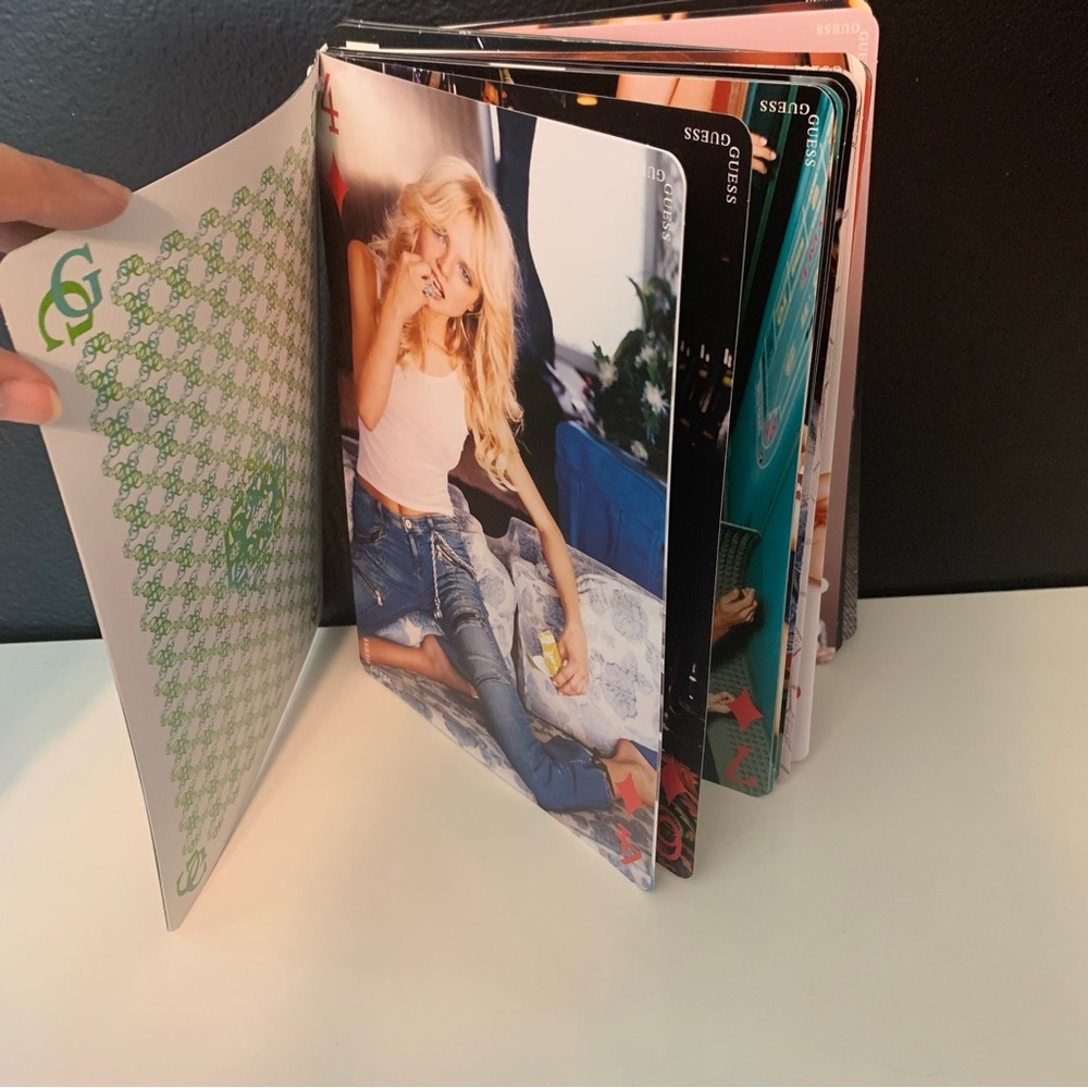 Vintage GUESS MODELS Giant Jumbo Playing Cards Card Deck